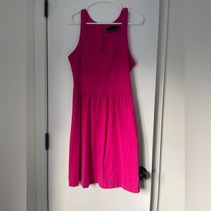 Cynthia Rowley, hot pink racer back dress in size medium, like new